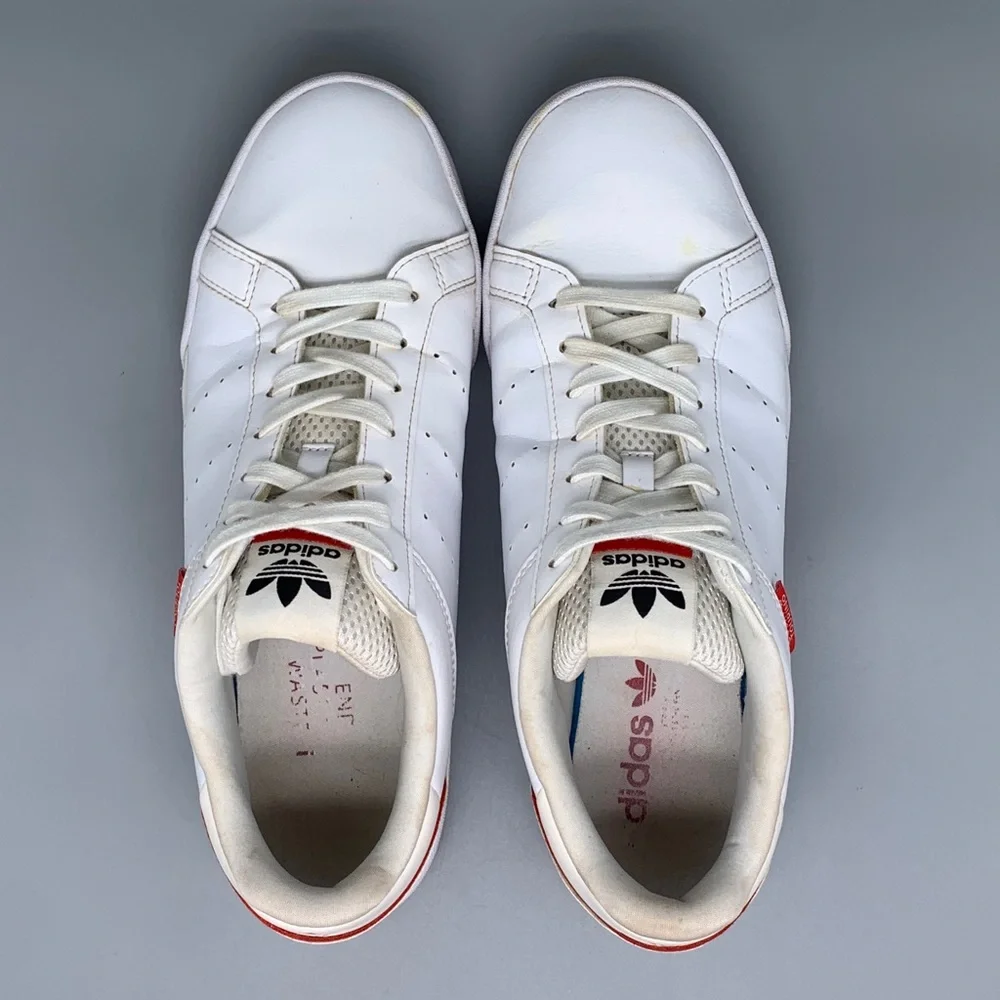 Adidas Originals Court Tourino‎ White Red Shoes GX4378 Men’s Sz 10.5